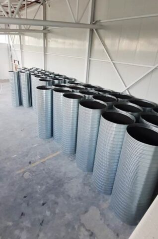 Havalandırma Sistemleri, Toz Toplama Sistemleri, Havalandırma Fanları, Filtreler, Spiro KAnal, Üretim Montaj